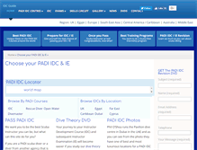 Tablet Screenshot of idc-guide.com
